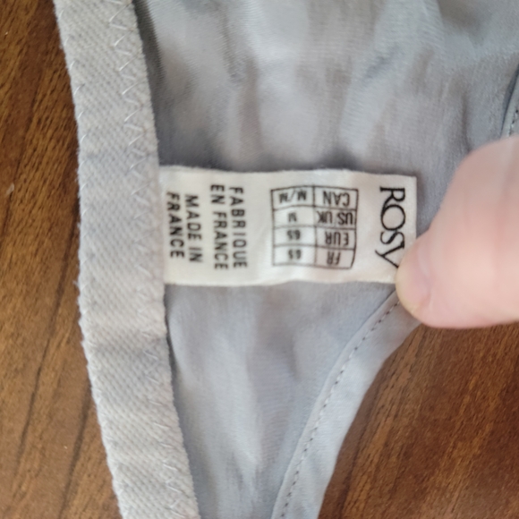 Elegant Lace Women's Garter Belt - Gray - Picture 7 of 10